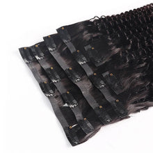 Load image into Gallery viewer, Seamless PU Clip In Kinky Curly Hair Extensions

