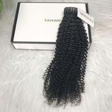 Load image into Gallery viewer, Seamless PU Clip In Kinky Curly Hair Extensions
