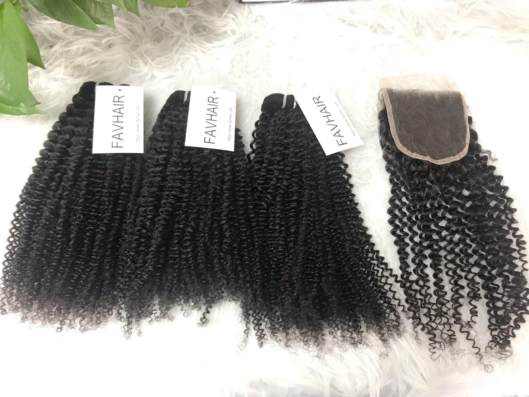 Raw Kinky Curly Hair Bundles