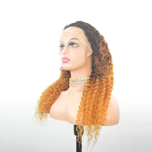 1b/4/Golden Water Wave 13x4 Lace Front Wig