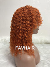 Load image into Gallery viewer, Ginger 350# Water Wave Bang Wig
