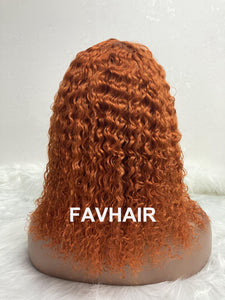Ginger 350# Water Wave Bang Wig