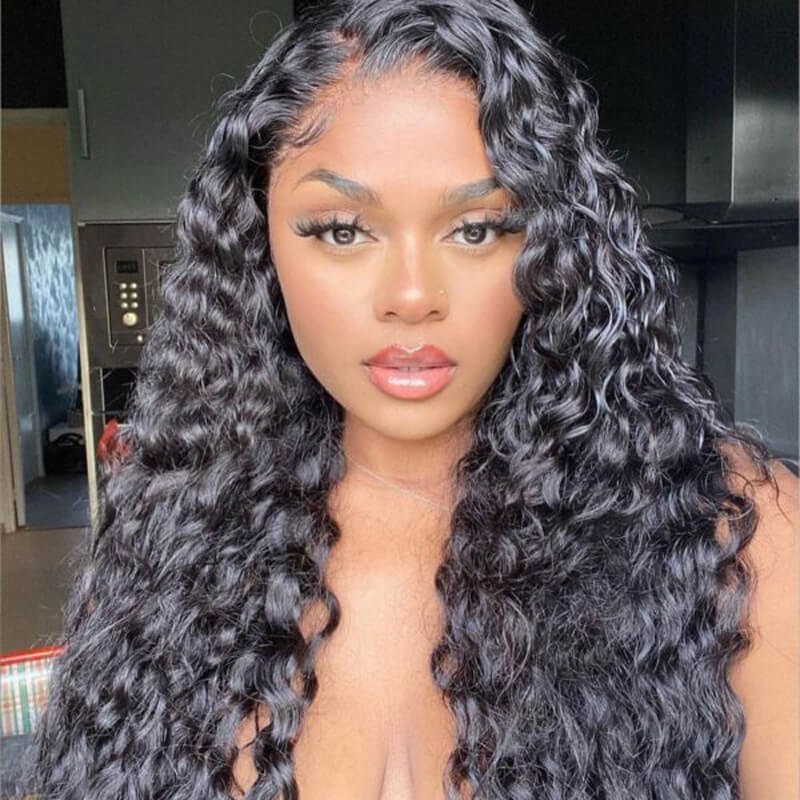 4x4 Lace Closure Wig Italian Curly Wig