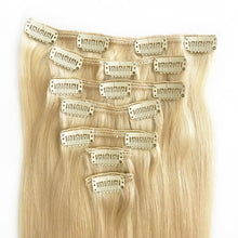 Load image into Gallery viewer, Color 613 Clip In Straight Hair Extensions

