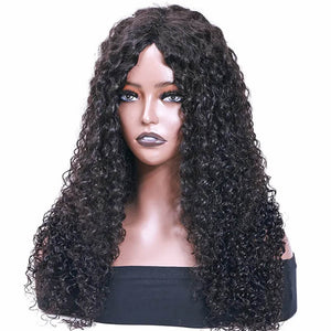 V Part Jerry Curly Wig