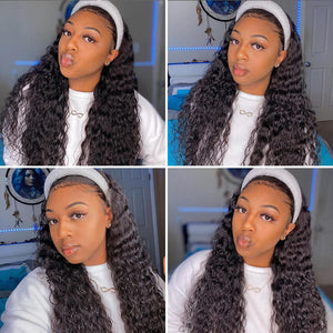 deep wave headband wig favhair model 2