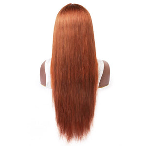 Ginger Straight Wig With Bangs