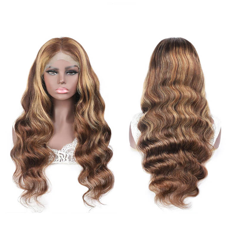 Highlight P4/27 Body Wave Hair Lace Wigs Closure Wig and  display picture 3