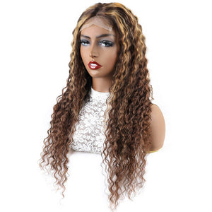 Highlight P4/27 Deep Wave Lace Wig