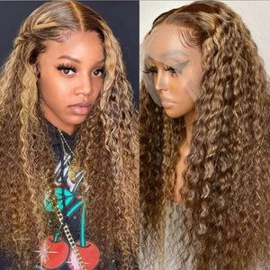 Highlight P4/27 Jerry Curly Lace Front Wig