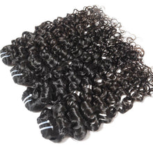 Load image into Gallery viewer, Italian Curly Hair 4 Bundles With 13x4 Lace Frontal
