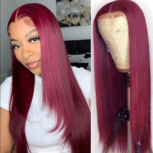 Straight 99J Lace Wig