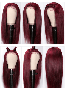 Straight 99J Lace Wig