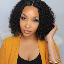 Load image into Gallery viewer, curly bob wig favhair model
