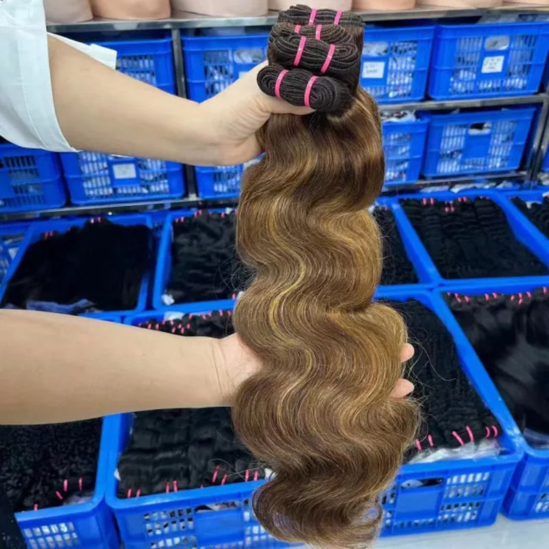 Highlight P4/27 Body Wave Hair 3 Bundles