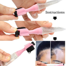 Load image into Gallery viewer, Baby Hair Edge Brush with Gel
