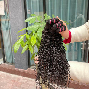 Indian Hair Kinky Curly Bundles