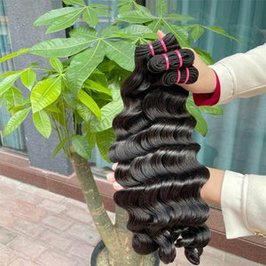 Indian Hair Loose Deep Wave Bundles