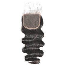 Load image into Gallery viewer, Body Wave Hair 3 Bundles with 4x4 Lace Closure
