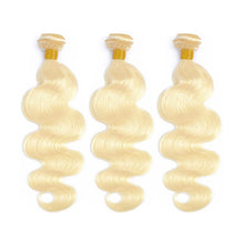 Load image into Gallery viewer, Color 613# Body Wave Hair 3 Bundles with Closure
