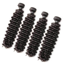Load image into Gallery viewer, Deep Wave Hair 4 Bundles With 13x4 Lace Frontal
