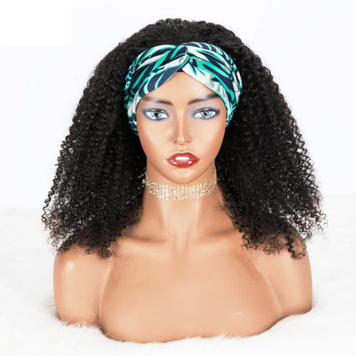 kinky curly headband wig favhair
