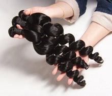 Load image into Gallery viewer, Loose Wave Hair 4 Bundles With 13x4 Lace Frontal
