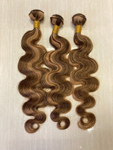 Load image into Gallery viewer, Piano Color Hair P4/27 Body Wave 3/4 Bundles
