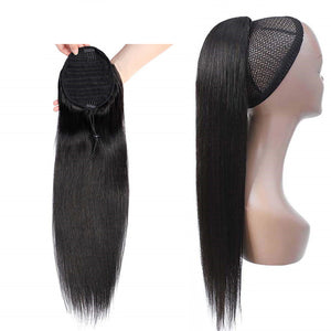 Customize Ponytail Hair Straight