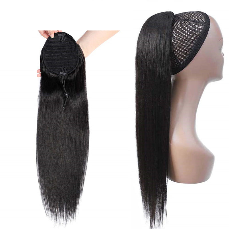 Customize Ponytail Hair Straight