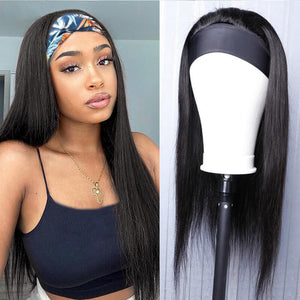 favhair straight headband wig model