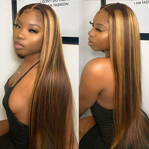 Highlight P4/27 Straight Lace Wig