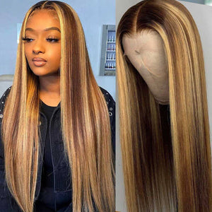 Highlight P4/27 Straight Lace Wig