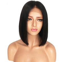 Load image into Gallery viewer, favhair lace front straight bob wig right size
