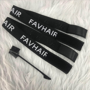 WIG BANDS WITH EDGE BRUSH