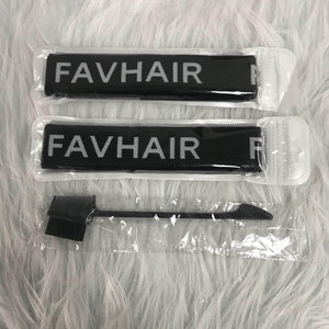 WIG BANDS WITH EDGE BRUSH